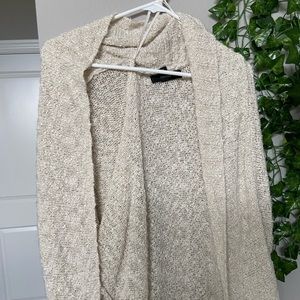 F21 Cream Cardigan